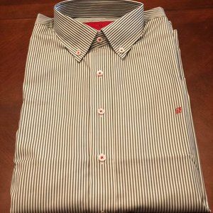 CAROLINA HERRERA BENGAL STRIPED POPLIN SHIRT